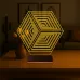 Geometrik Küp 3D Lamba - Masa Gece Lambası