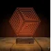 Geometrik Küp 3D Lamba - Masa Gece Lambası