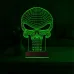 Kuru Kafa Punisher 3D Lamba - Masa Gece Lambası