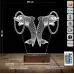 Yunus Balığı Çocuk Odası 3D Lamba - Masa Gece Lambası