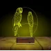 Papağan Kuş 3D Lamba - Masa Gece Lambası