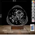 Astronot Uzay 3D Lamba - Masa Gece Lambası