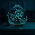 Astronot Uzay 3D Lamba - Masa Gece Lambası