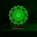 Mandala 3D Lamba - Masa Gece Lambası
