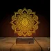 Mandala 3D Lamba - Masa Gece Lambası