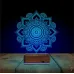 Mandala 3D Lamba - Masa Gece Lambası