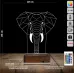 Fil Polygonal 3D Lamba - Masa Gece Lambası