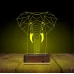 Fil Polygonal 3D Lamba - Masa Gece Lambası
