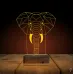 Fil Polygonal 3D Lamba - Masa Gece Lambası