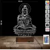 Yoga Buda Lotus 3D Lamba - Masa Gece Lambası