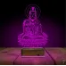 Yoga Buda Lotus 3D Lamba - Masa Gece Lambası