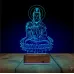 Yoga Buda Lotus 3D Lamba - Masa Gece Lambası