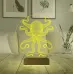 Ahtapot Şekilli 3D Lamba - Masa Gece Lambası