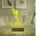 Crypto Bonk Coin Kripto Finans 3D Lamba - Masa Gece Lambası