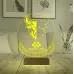 Crypto Fetch Ai Fet Coin Kripto Finans 3D Lamba - Masa Gece Lambası