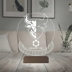 Crypto Polkadot Dot Coin Kripto Finans 3D Lamba - Masa Gece Lambası
