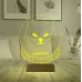 Crypto Shiba Inu Coin Kripto Finans 3D Lamba - Masa Gece Lambası