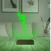 Crypto Ton Coin Kripto Finans 3D Lamba - Masa Gece Lambası