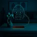 Goril Gorilla 3D Lamba - Masa Gece Lambası