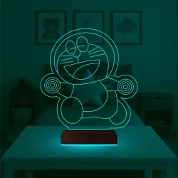 Çocuk Odası Çizgi Film 3D Lamba - Masa Gece Lambası