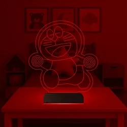 Çocuk Odası Çizgi Film 3D Lamba - Masa Gece Lambası