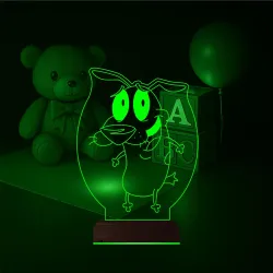 Çocuk Odası Çizgi Film 3D Lamba - Masa Gece Lambası