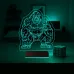 Goril Gorilla 3D Lamba - Masa Gece Lambası
