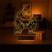 Goril Gorilla 3D Lamba - Masa Gece Lambası
