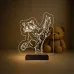Çocuk Odası Rakun 3D Lamba - Masa Gece Lambası