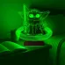 Çizgi Film Yoda 3D Lamba - Masa Gece Lambası