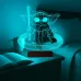 Çizgi Film Yoda 3D Lamba - Masa Gece Lambası