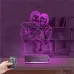 Çizim Kişiye Özel Fotoğraflı 3D Lamba - Masa Gece Lambası