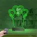 Kalp Sevgiliye Hediye Fotoğraflı 3D Lamba - Masa Gece Lambası