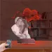 Kalp Gül Sevgiliye Hediye Fotoğraflı 3D Lamba - Masa Gece Lambası