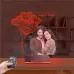 Kalp Sevgiliye Hediye Fotoğraflı 3D Lamba - Masa Gece Lambası