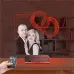 Yüzük Alyans Yıl Dönümü Fotoğraflı 3D Lamba - Masa Gece Lambası