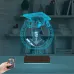 Mezuniyet Hediyesi Öğrenciye Hediye Fotoğraflı 3D Lamba - Masa Gece Lambası