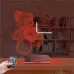 Kalp Ayıcık Kişiye Özel Saatli 3D Lamba - Masa Gece Lambası