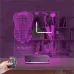 Diş Doktoru Hediye Kişiye Özel Saatli 3D Lamba - Masa Gece Lambası