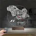 Formula F1 Yarış Arabası Kişiye Özel Saatli 3D Lamba - Masa Gece Lambası