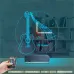 Gitar Müzik Nota Kişiye Özel Saatli 3D Lamba - Masa Gece Lambası