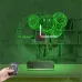 Smile Balon Doğum Günü Kişiye Özel Saatli 3D Lamba - Masa Gece Lambası