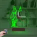 Adalet Kadın Avukat Hediye Terazi Kişiye Özel Saatli 3D Lamba - Masa Gece Lambası