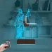 Adalet Kadın Avukat Hediye Terazi Kişiye Özel Saatli 3D Lamba - Masa Gece Lambası
