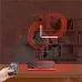 Sevgiliye Hediye Yüzük Alyans Yıldönümü Kişiye Özel Saatli 3D Lamba - Masa Gece Lambası