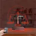 Avukat Hediye Terazi Hukuk Tema Kişiye Özel Saatli 3D Lamba - Masa Gece Lambası