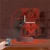 Ayıcık Kalp Tasarım Kişiye Özel Saatli 3D Lamba - Masa Gece Lambası