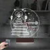 Baykuş Kitap Öğretmene Hediye Kişiye Özel Saatli 3D Lamba - Masa Gece Lambası