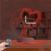 Sevgiliye Hediye Kalp Tasarım Kişiye Özel Saatli 3D Lamba - Masa Gece Lambası
