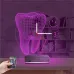 Smile Diş Doktoru Dentist Kişiye Özel Saatli 3D Lamba - Masa Gece Lambası